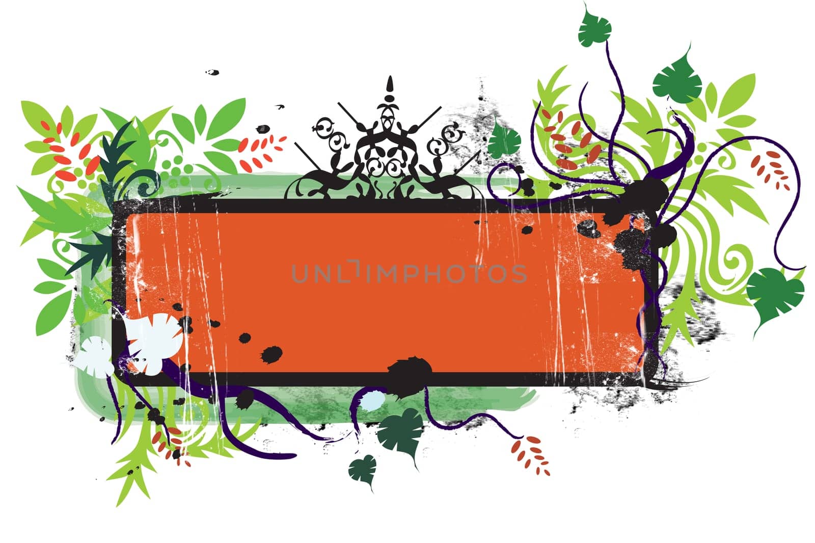 Spiral box , with intricated design , can be used for start of a presentation or the splash screen of a website , can easily we taken out and placed on any background