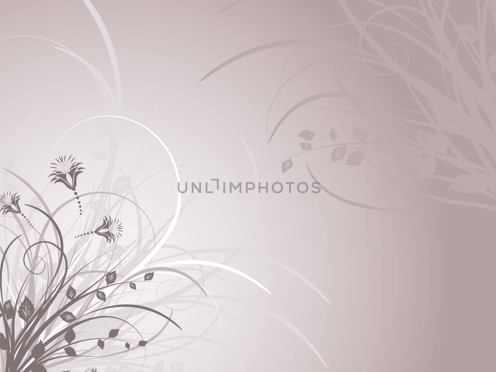 Abstract floral design