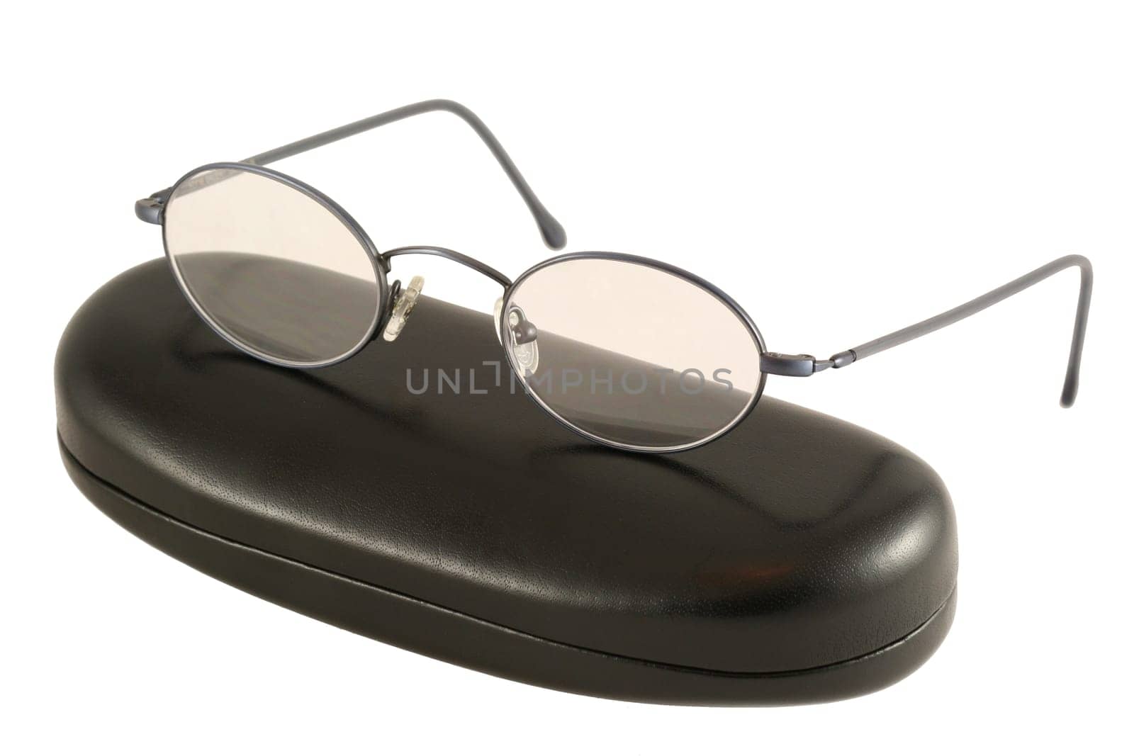 Eyeglasses with black case