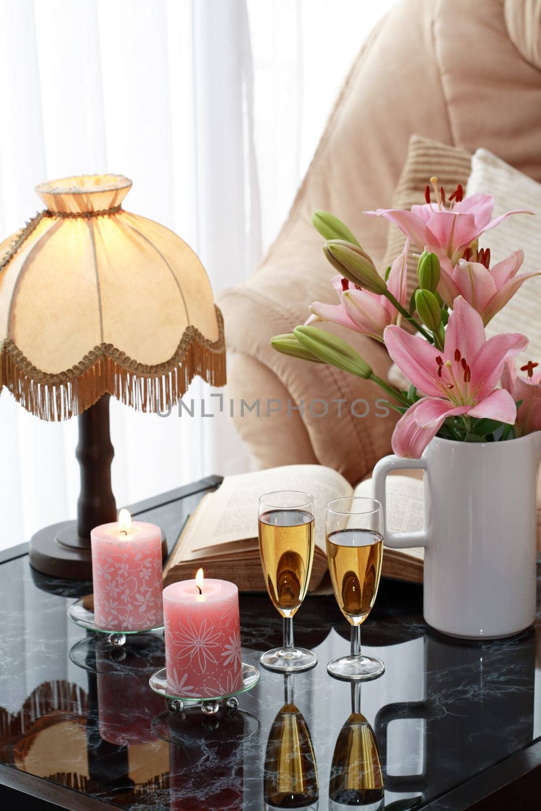 Detail of living room - home interior