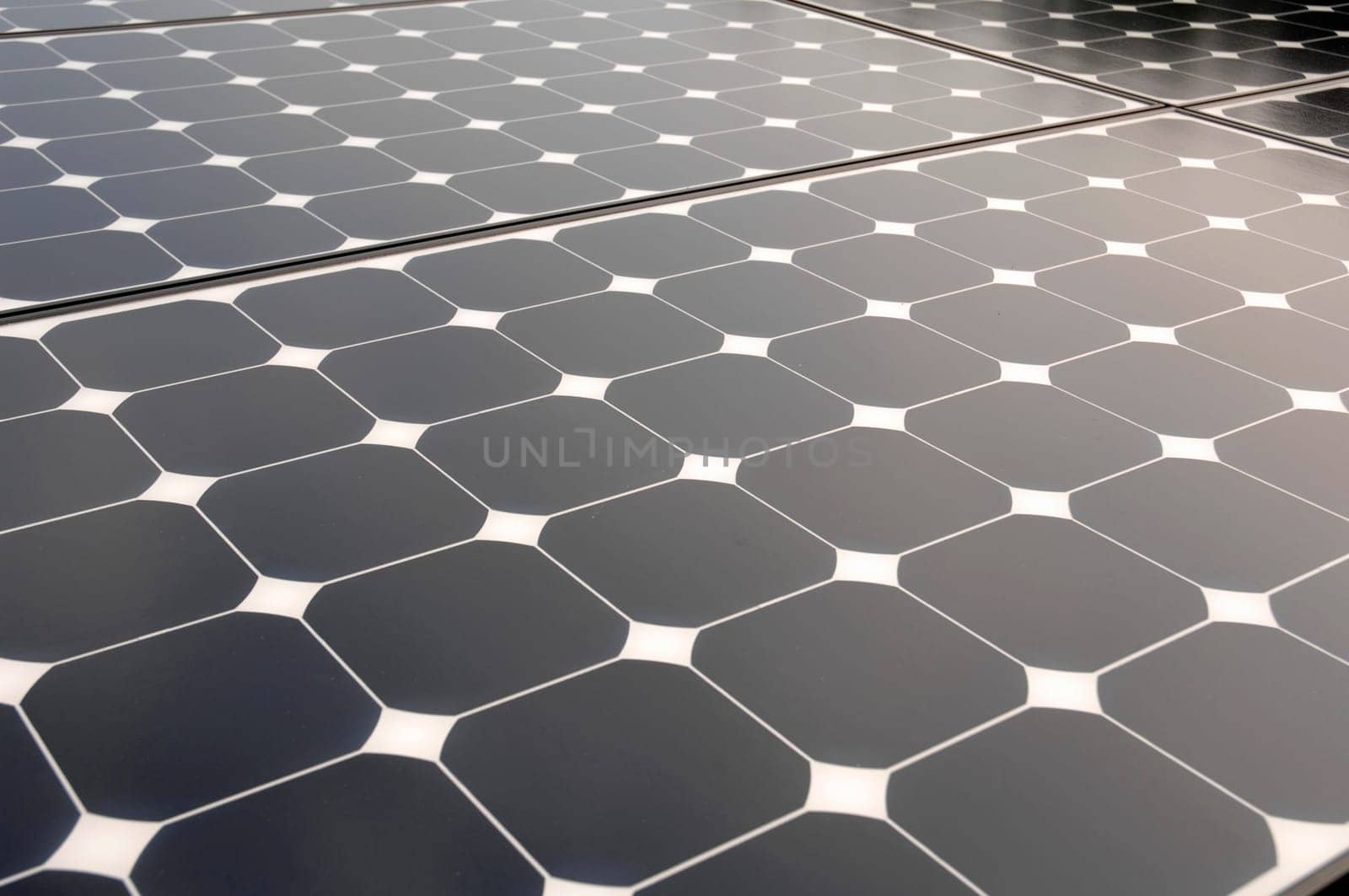 a closeup of a solar panel
