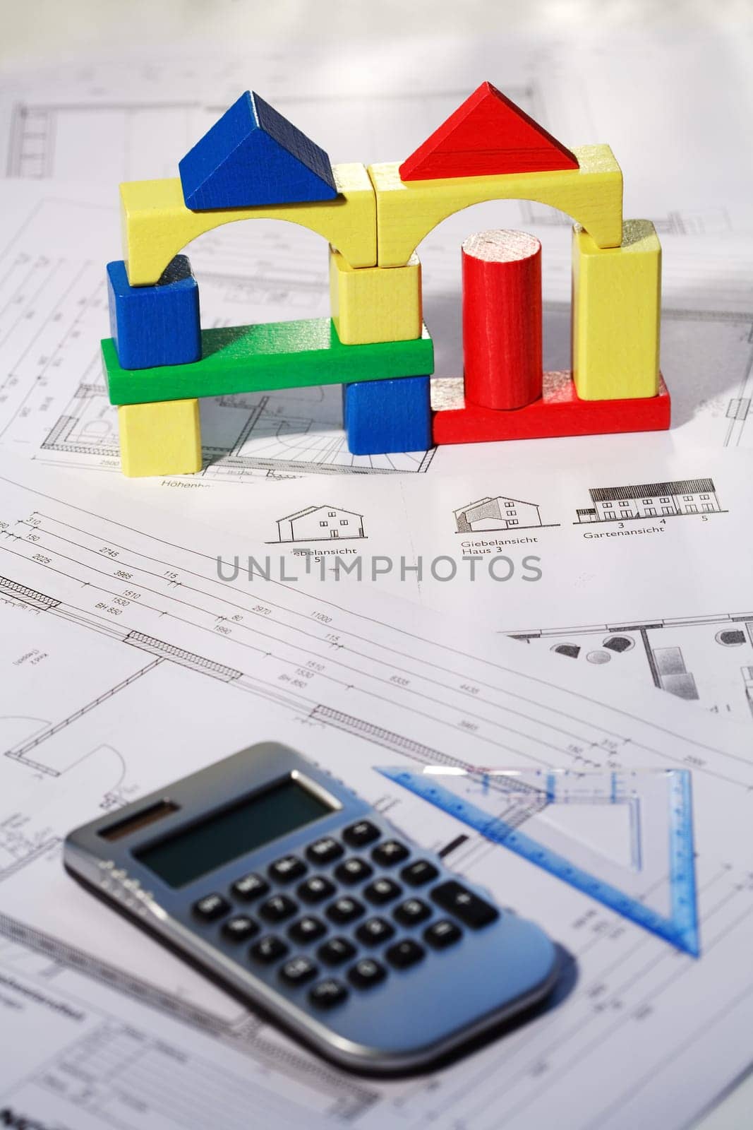 Concept of planning new family house