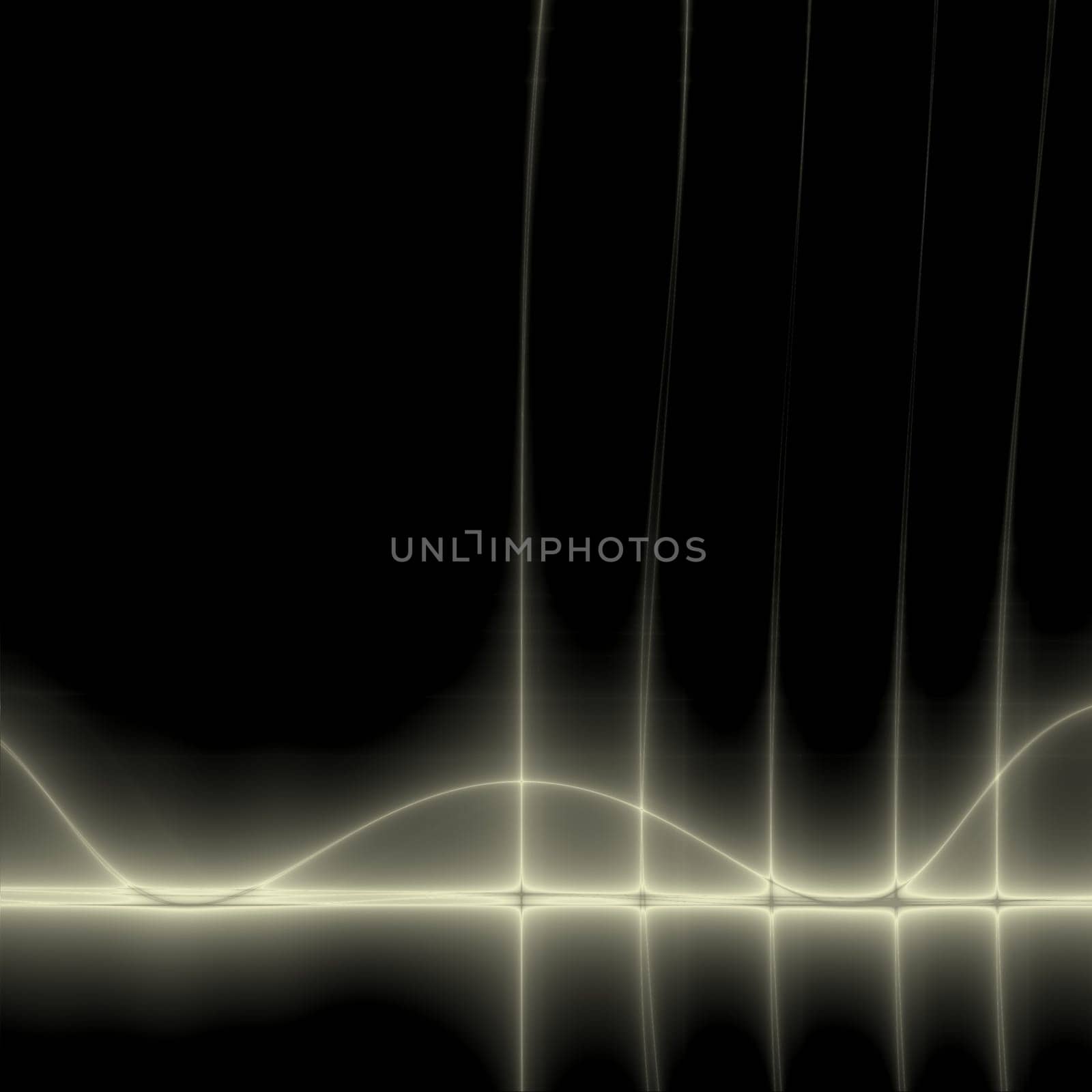 Fantasy computer generated abstract light glow