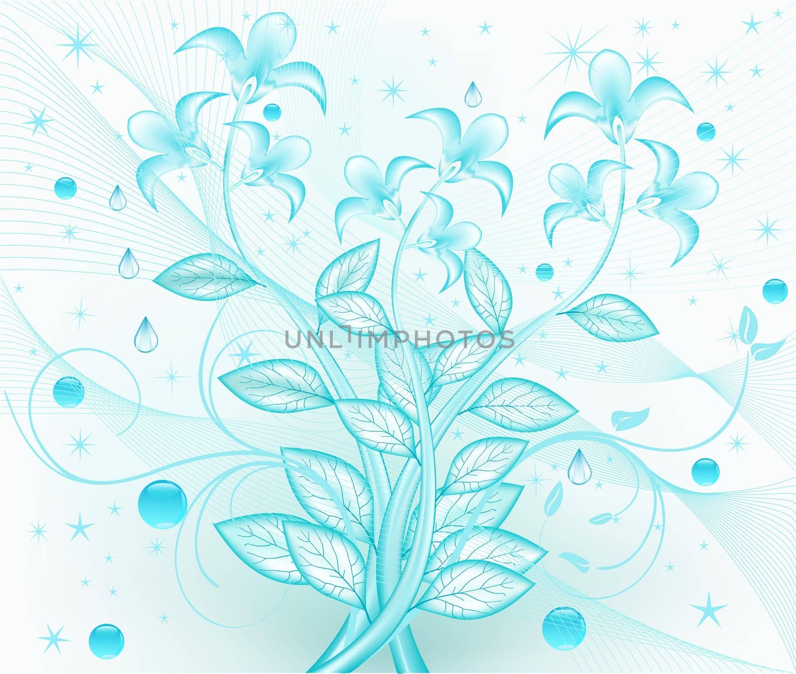 Abstract artistic  background - vector