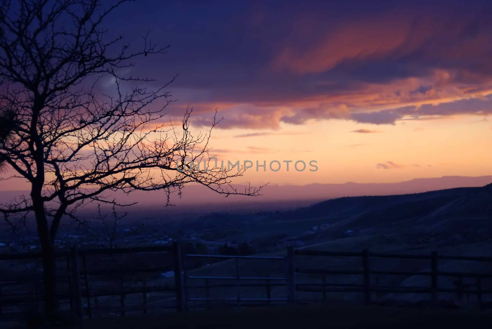 Colorful sunset