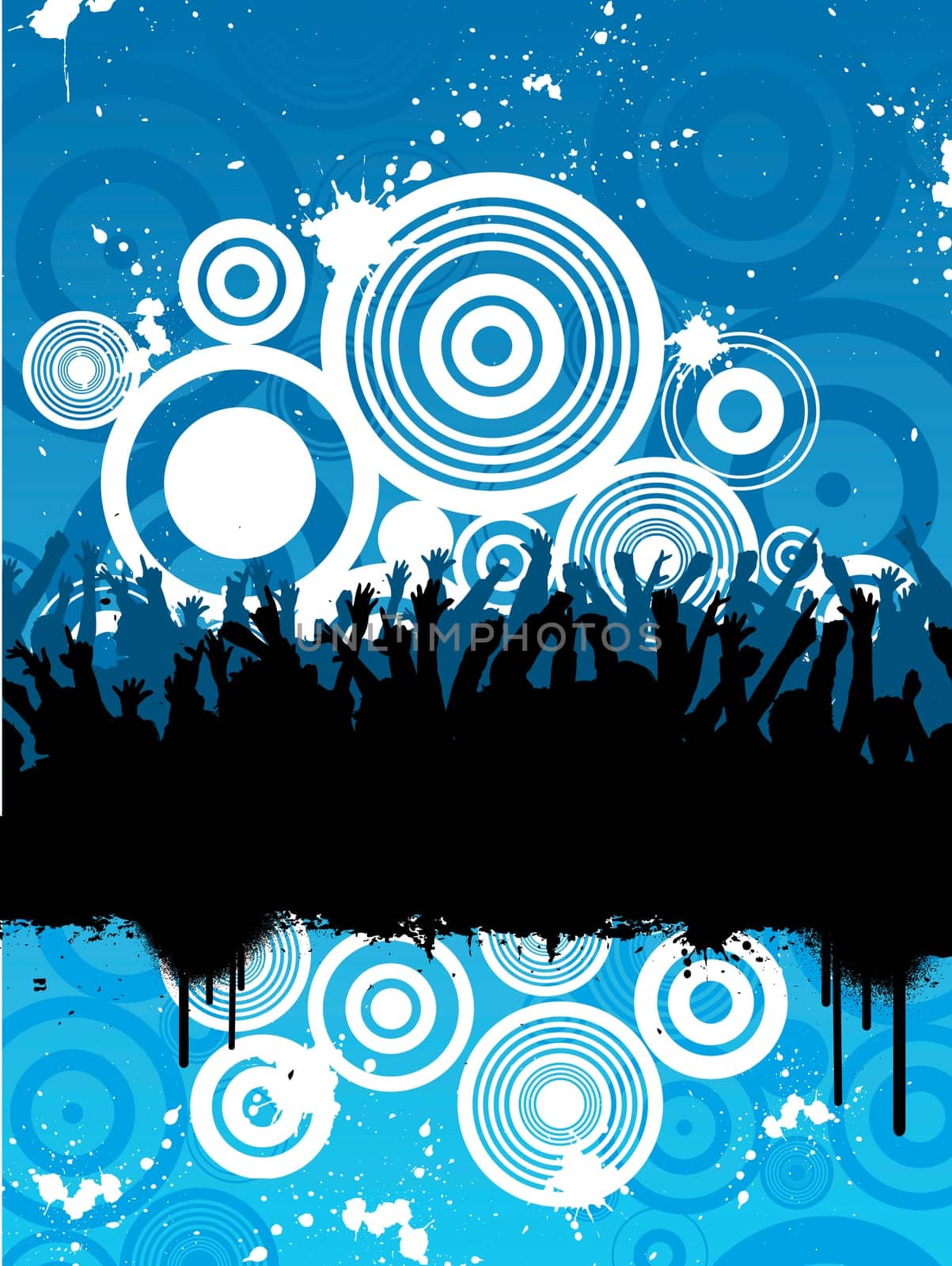 Grunge party background
