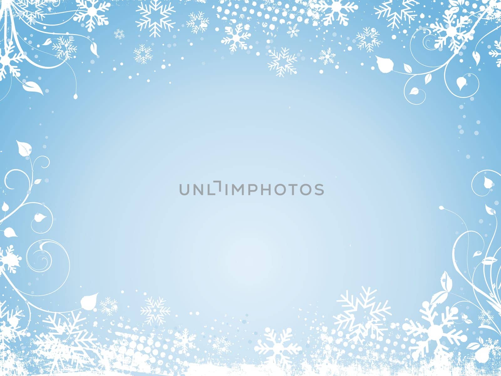 Decorative winter abstract background