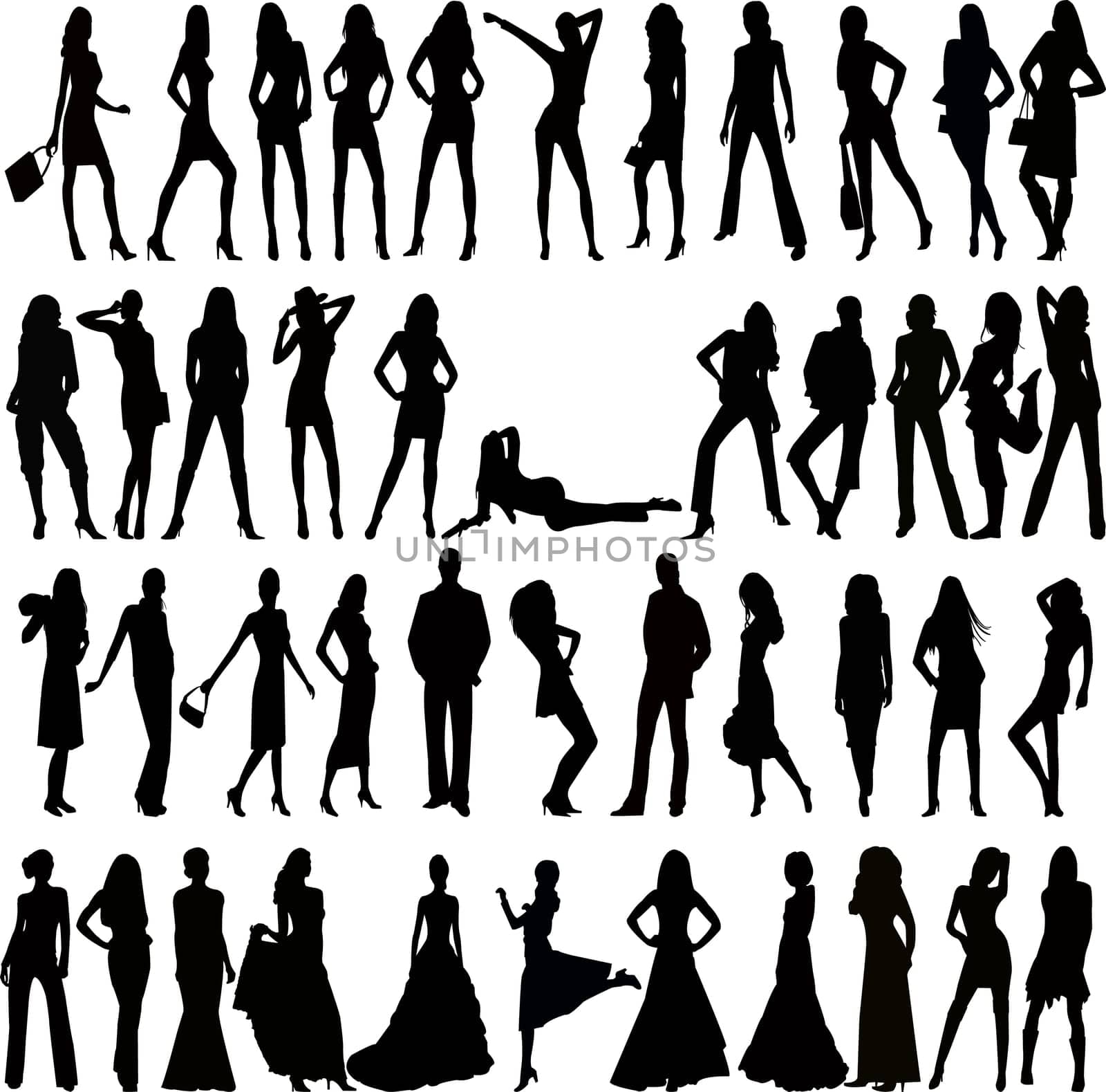 Fashion background. Vector illustration