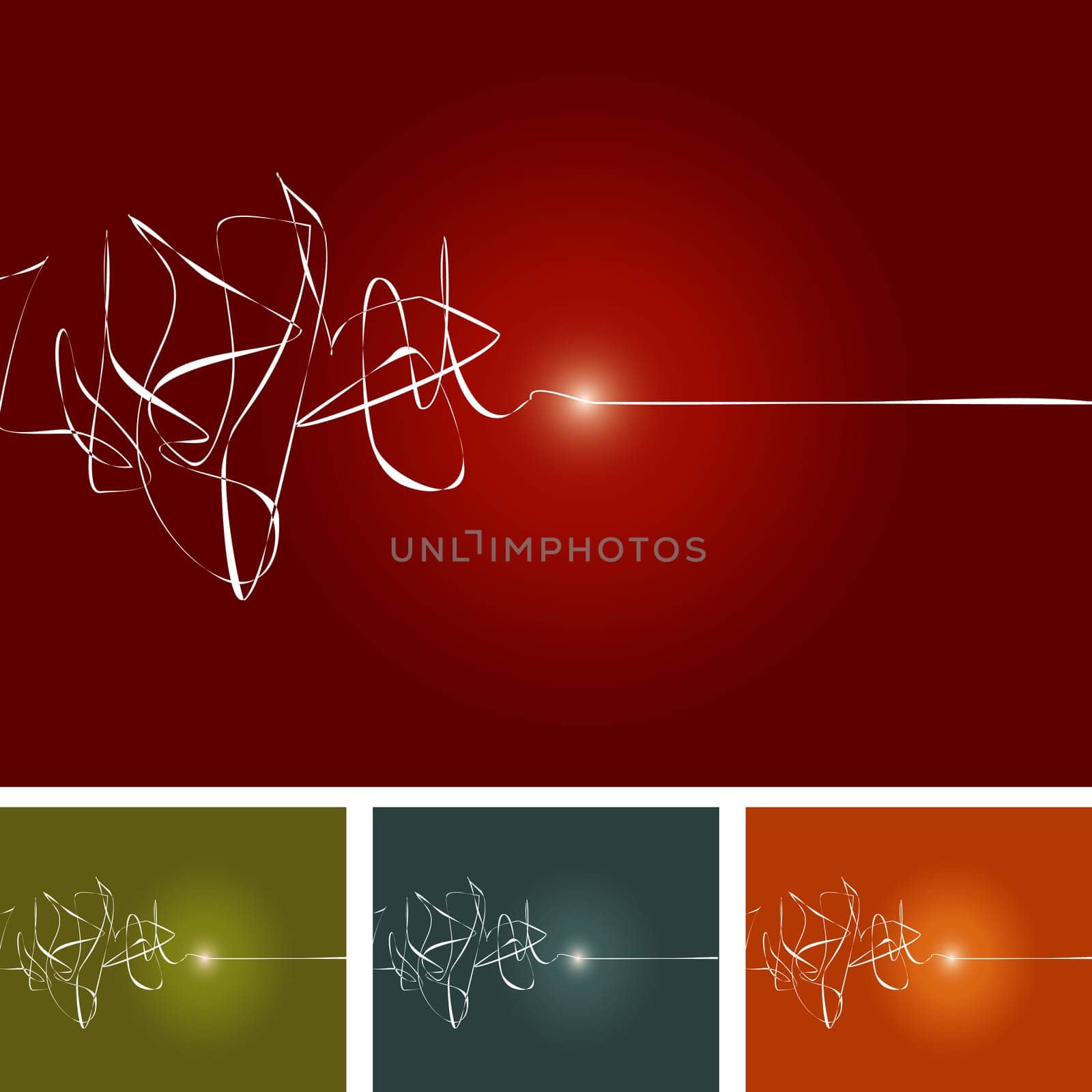 Abstract Background. Concept: Chaos tamed, confusion resolved  Multiple colors