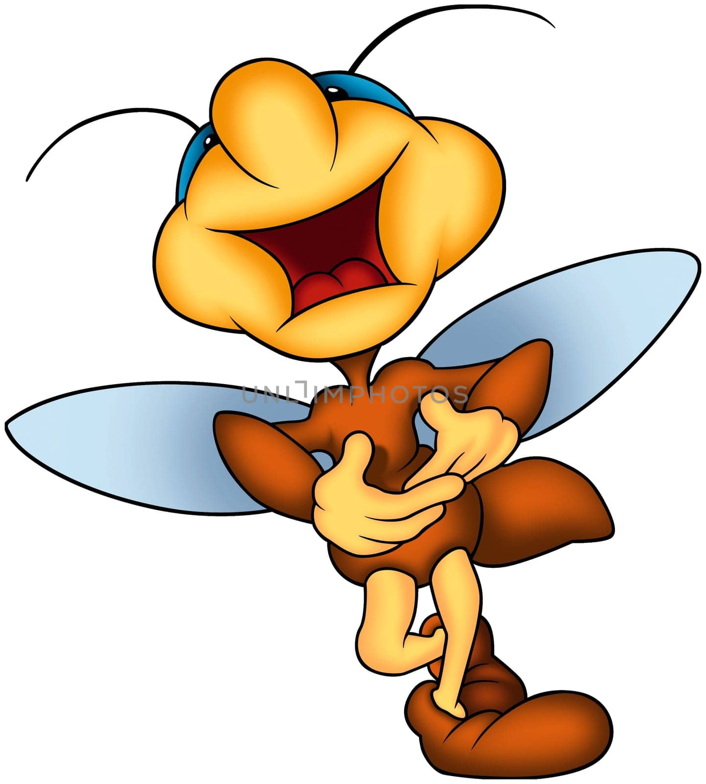 Beetle 31 - High detailed and coloured cartoon illustration - Smiling happy bug