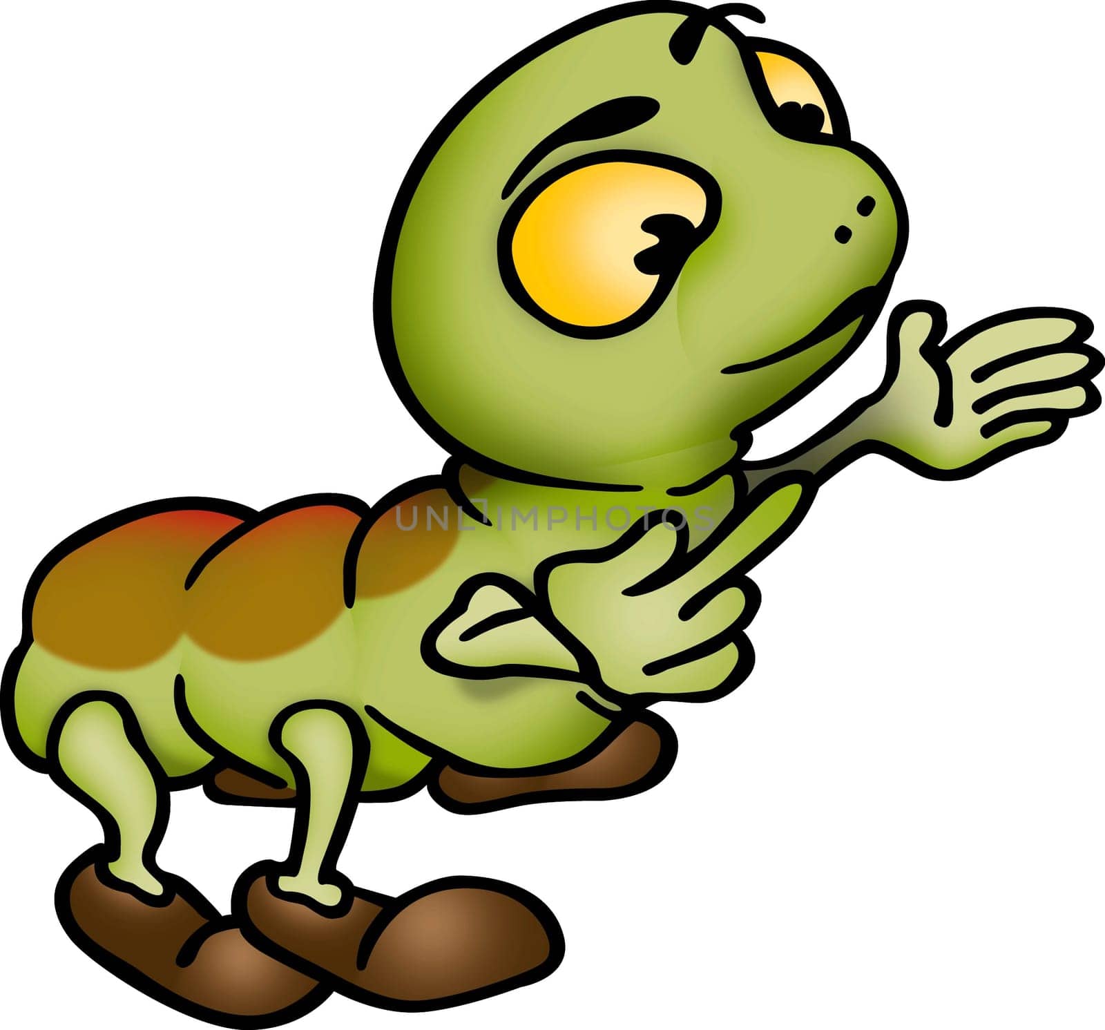 Centipede 01 - High detailed and coloured illustration
