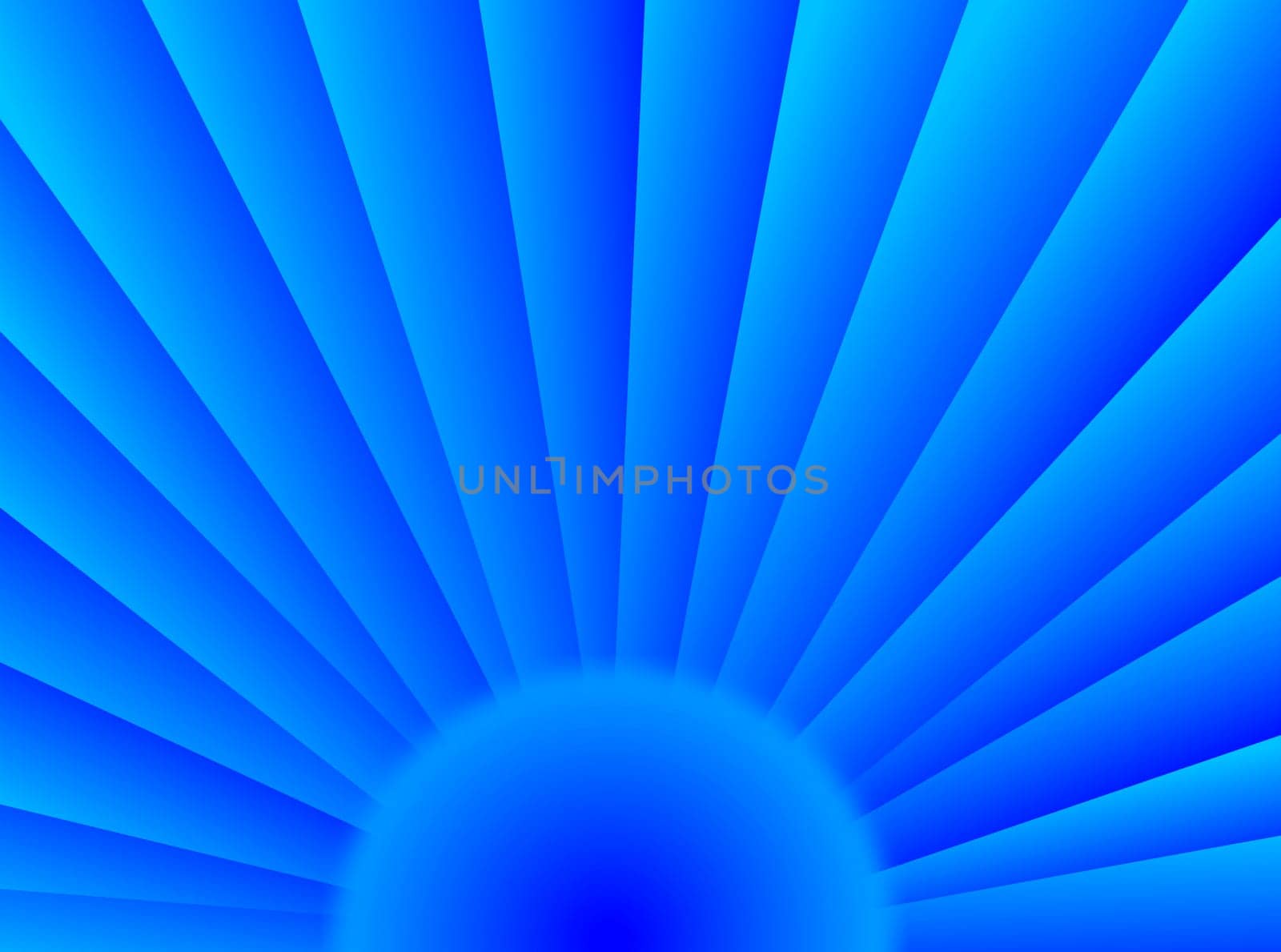 A blue background with these sun-rays