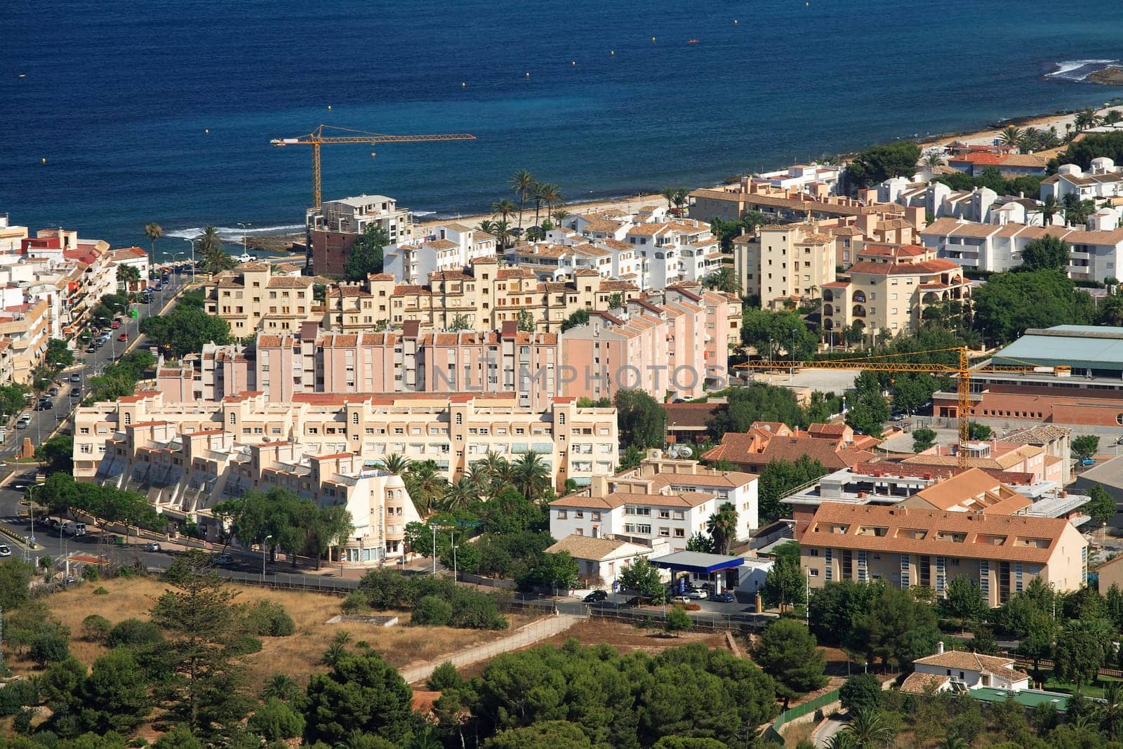 Urbanization of coastal city