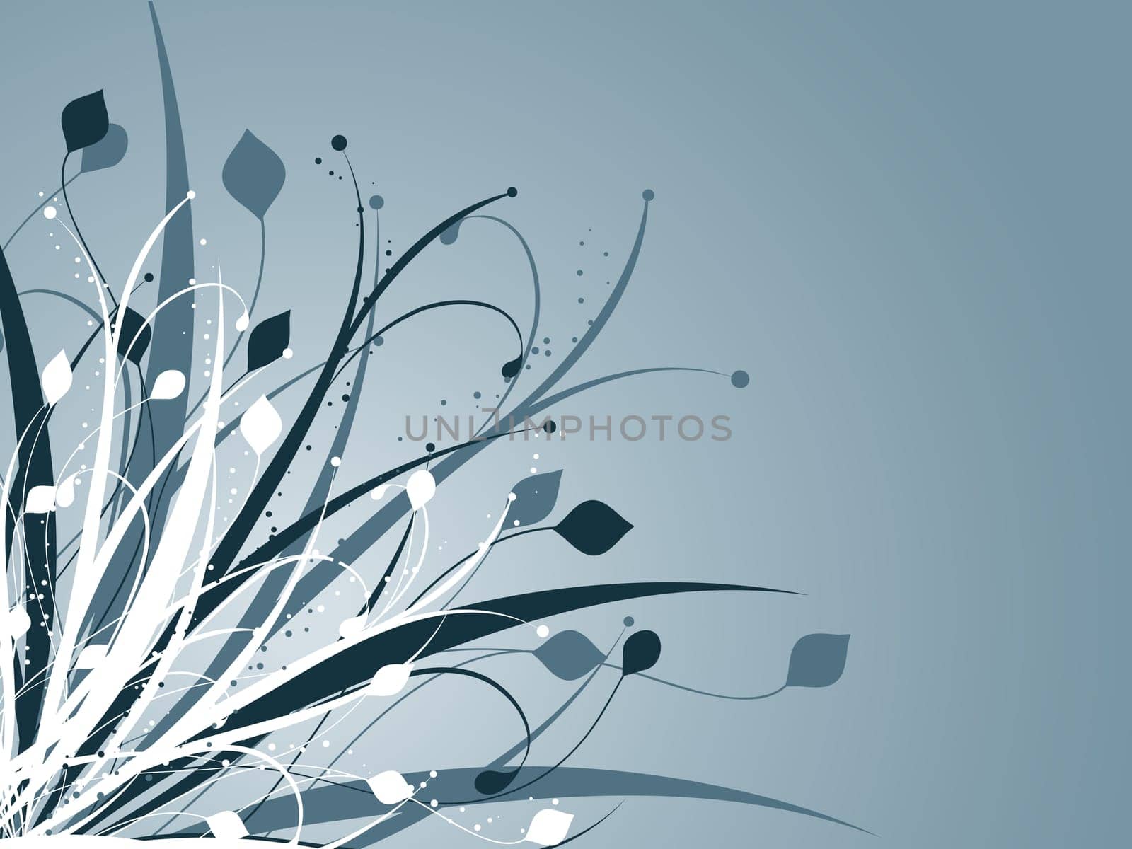 Abstract floral design