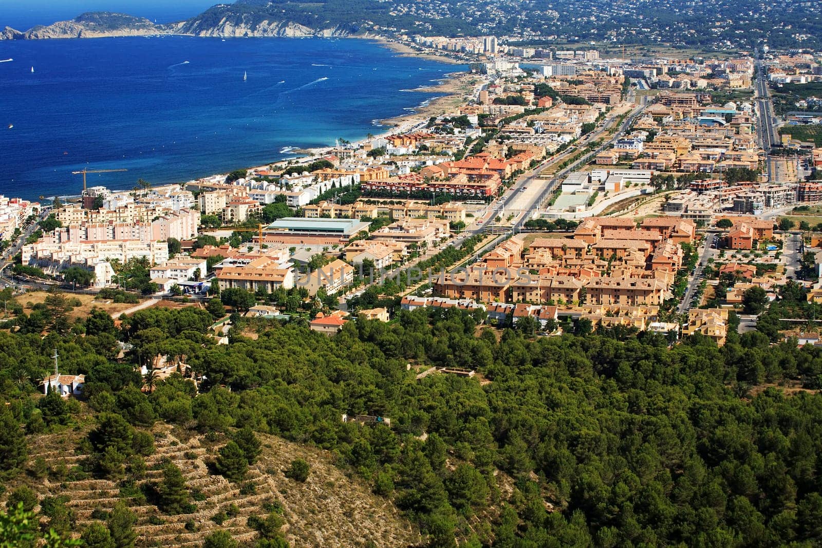 Urbanization of coastal city