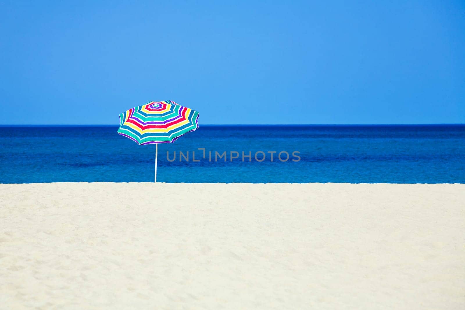 Seasonal and Holidays: sun umbrella on the beach