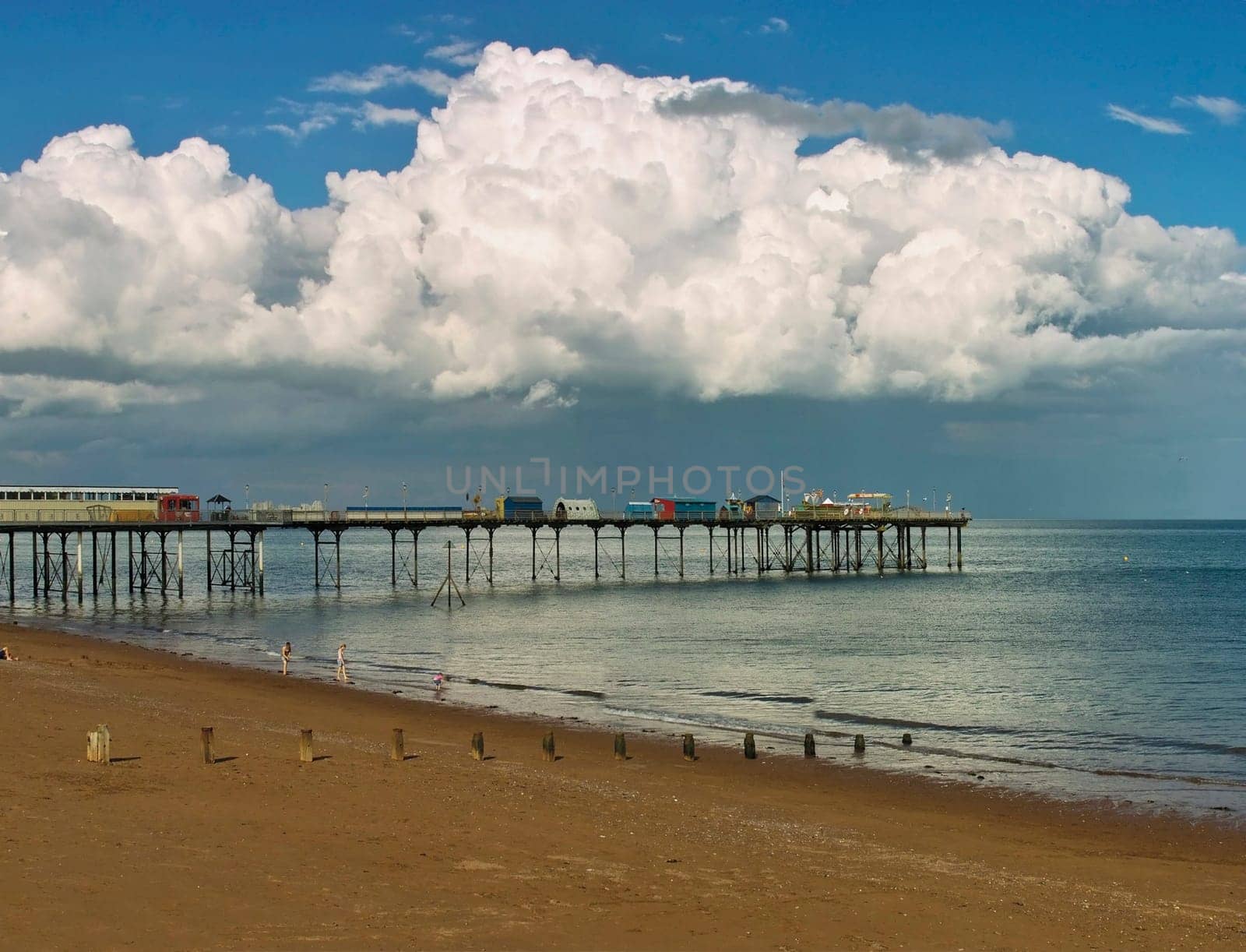 holiday resort town teignmouth devon england uk