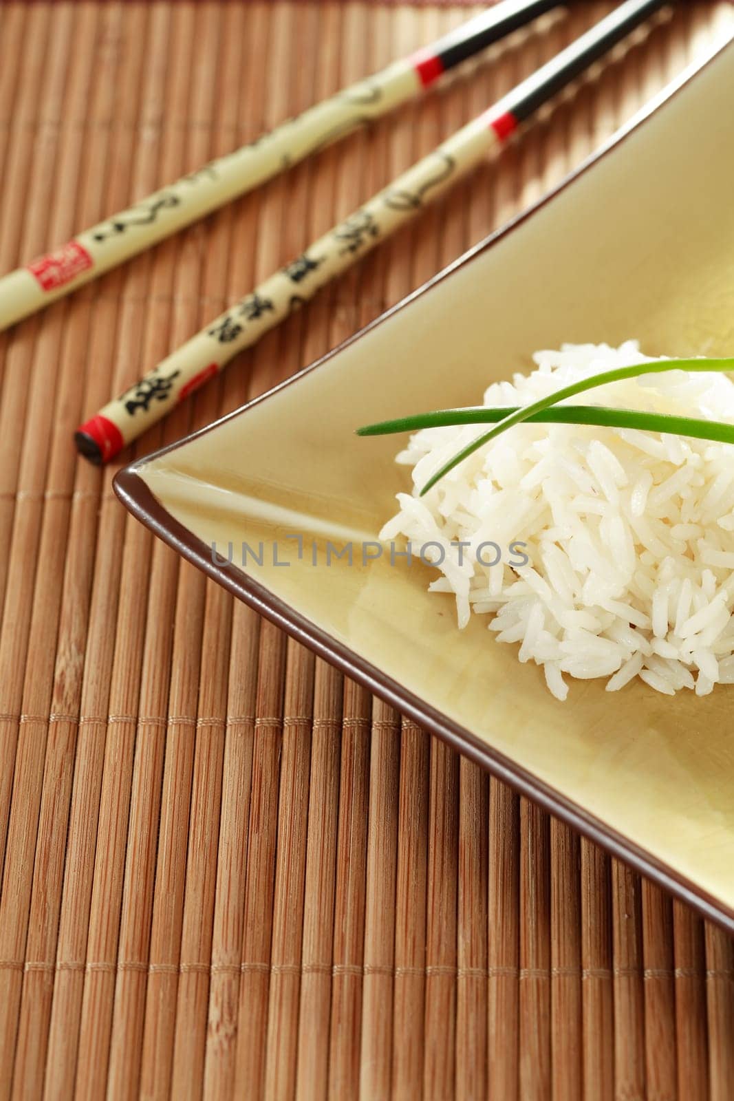 Rice with sticks