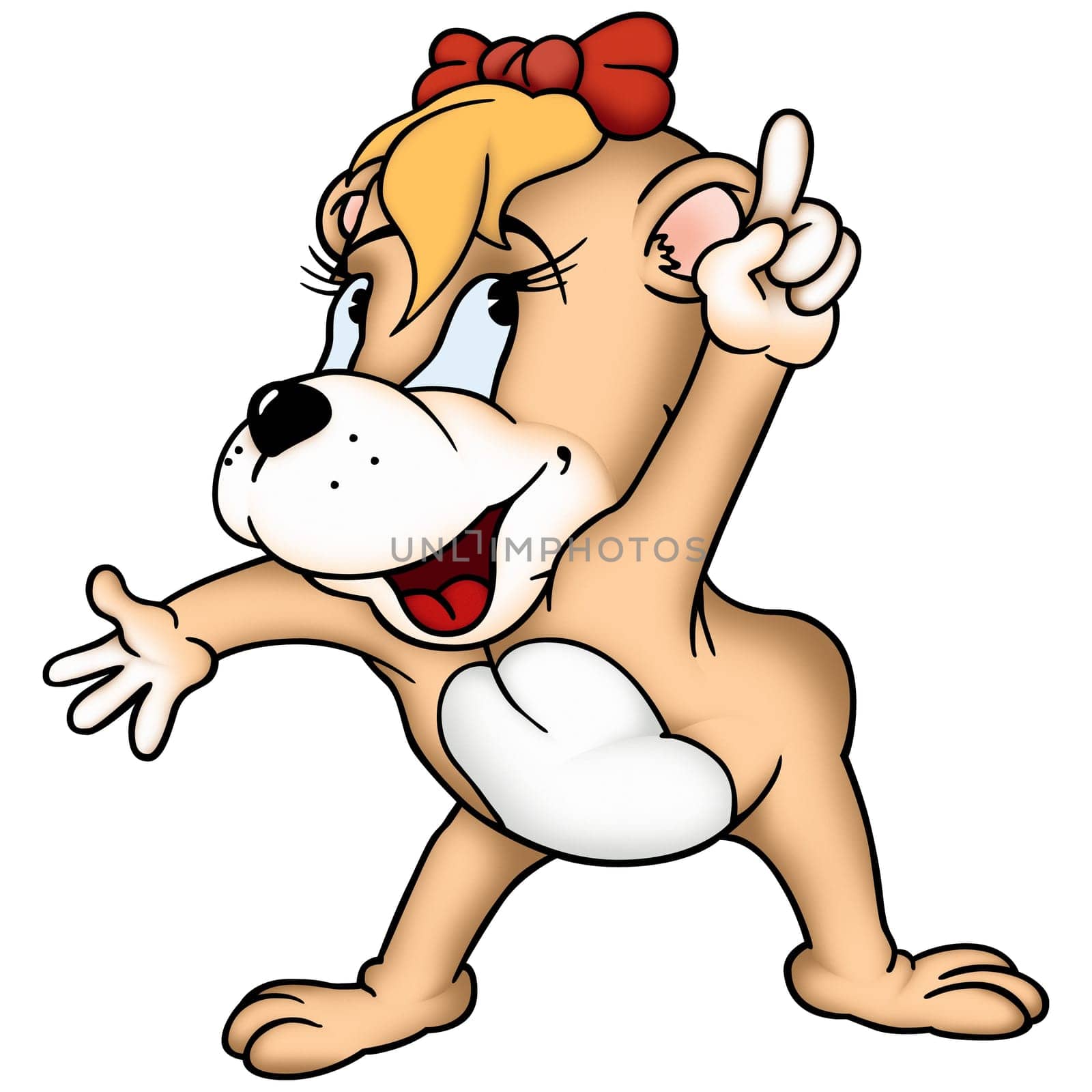 Dogberry 01 - High detailed and coloured illustration - Clever dogberry