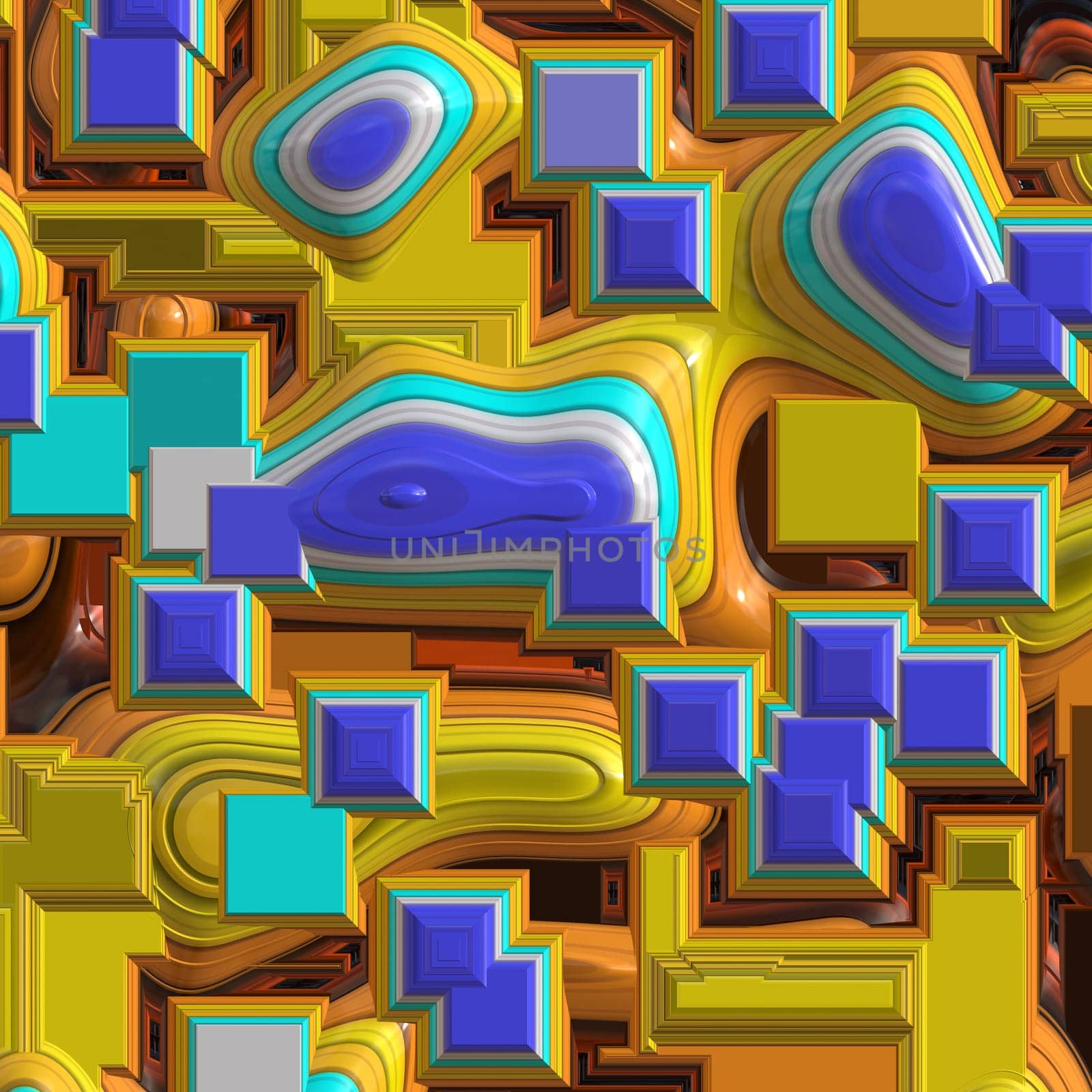 Illustration of colorful abstract art