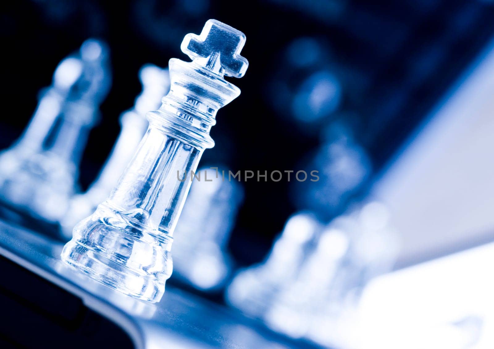 Chess - a game for two people that is played on a board with 64 black and white squares called a chessboard.