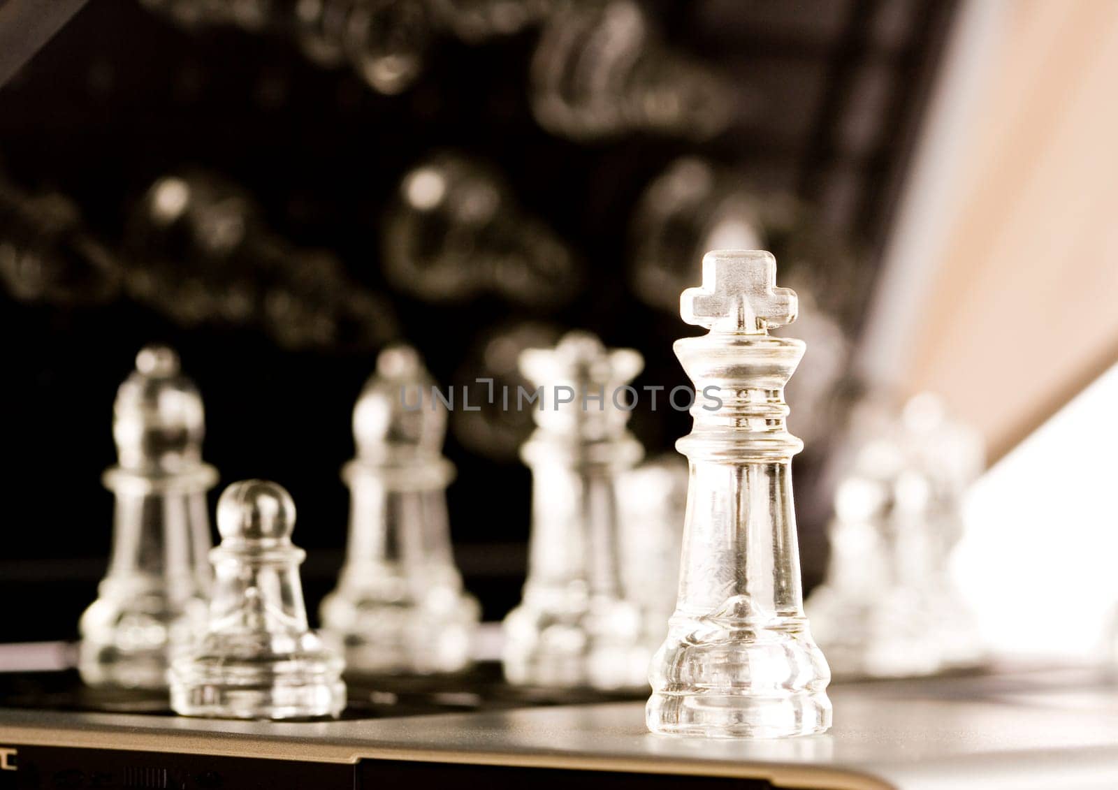Chess - a game for two people that is played on a board with 64 black and white squares called a chessboard.
