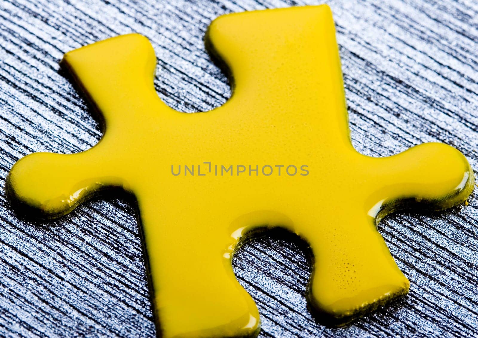 Puzzle texture on the perspective.