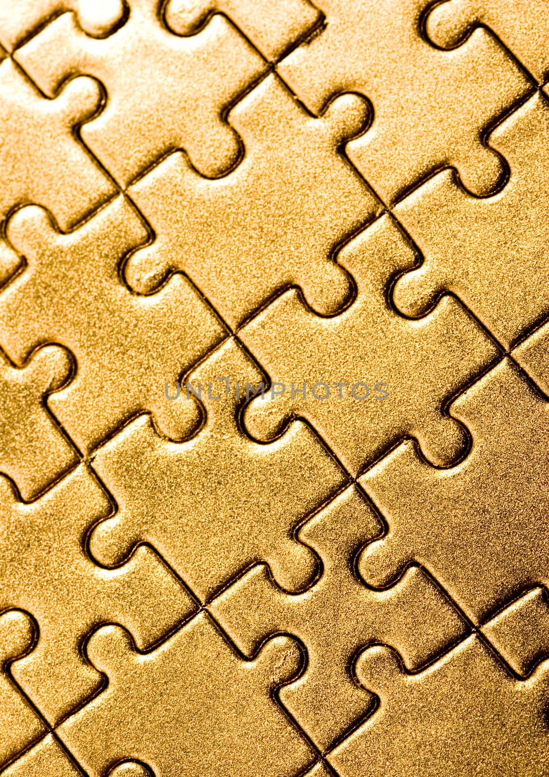Puzzle texture on the perspective.