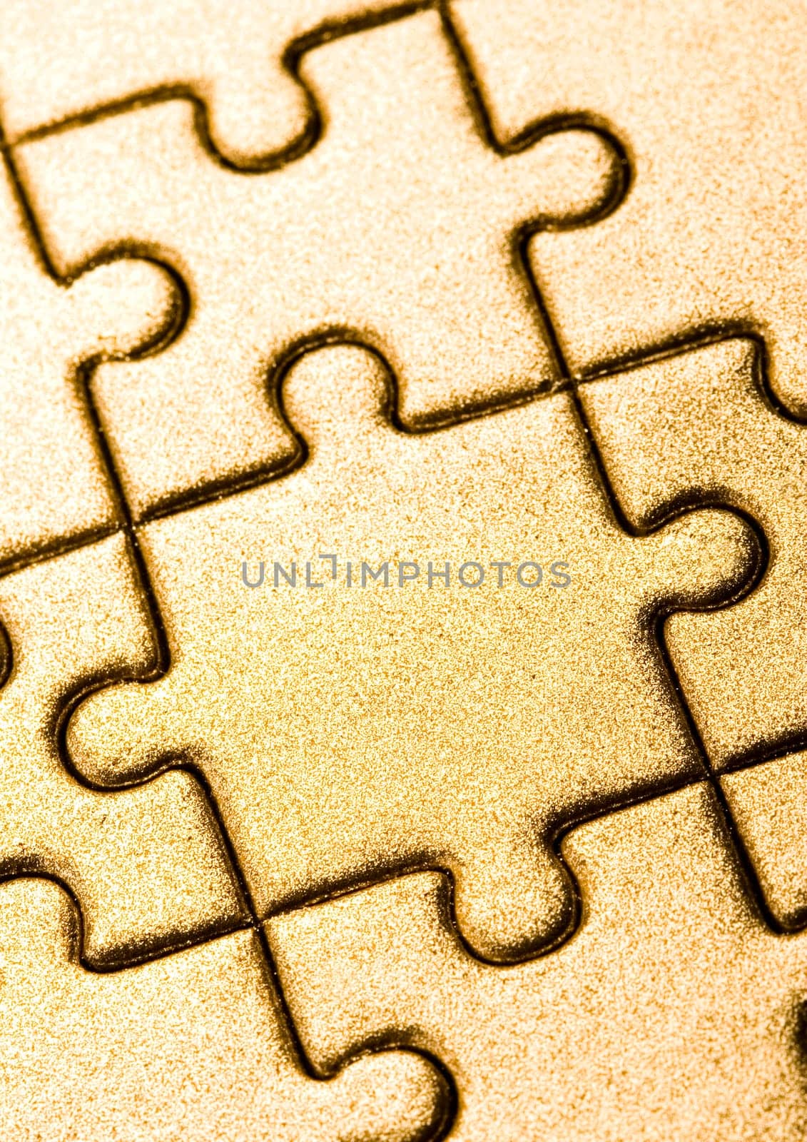 Puzzle texture on the perspective.