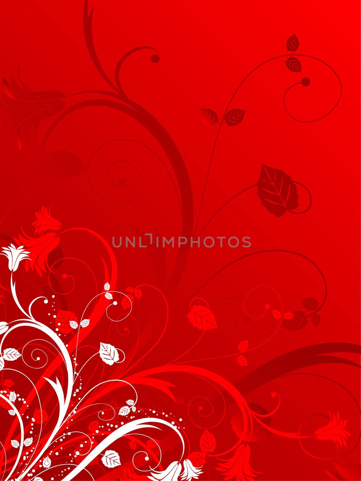 Abstract floral design