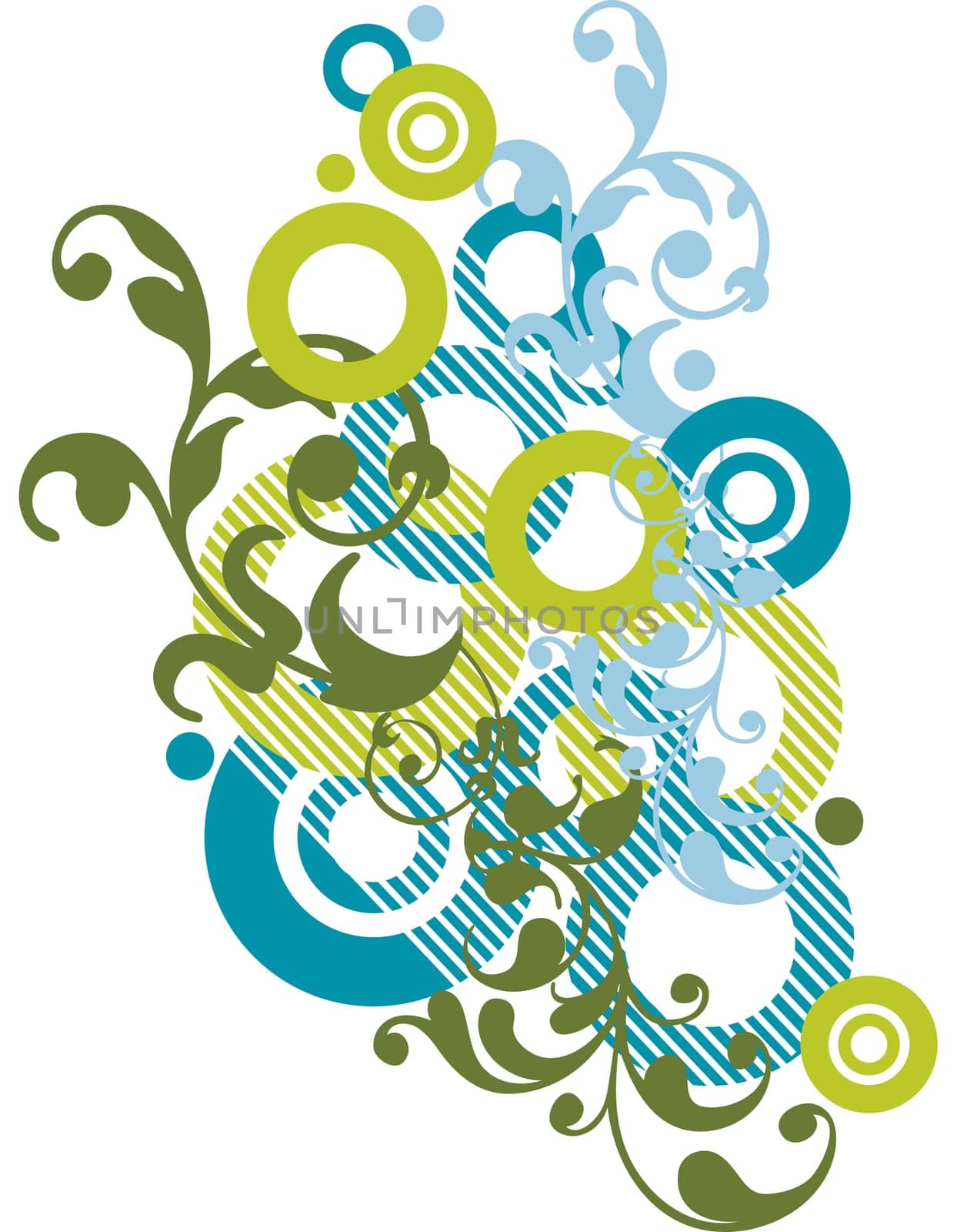 abstract ornamental design, background illustration