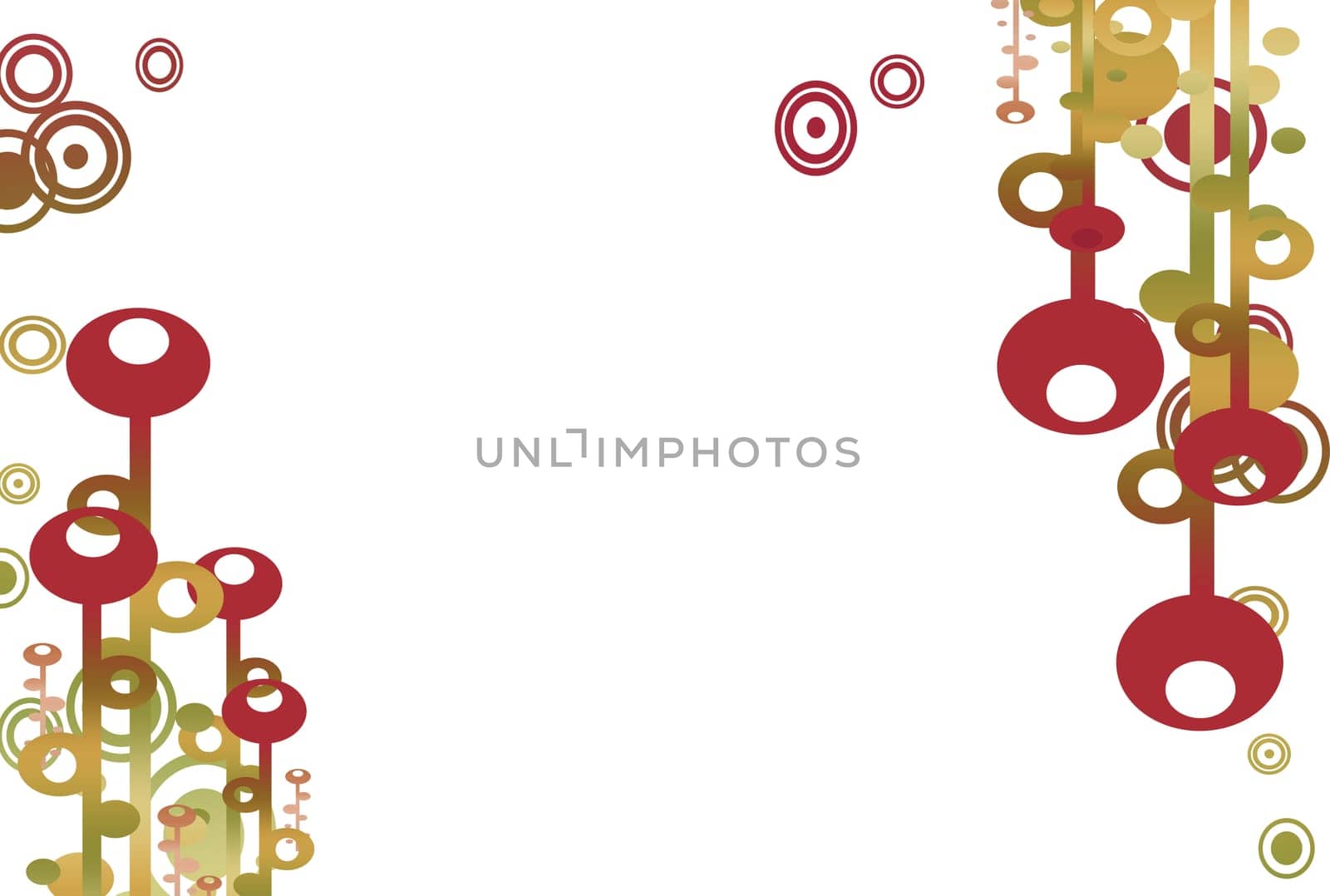 modern stylized background in autumnal colours