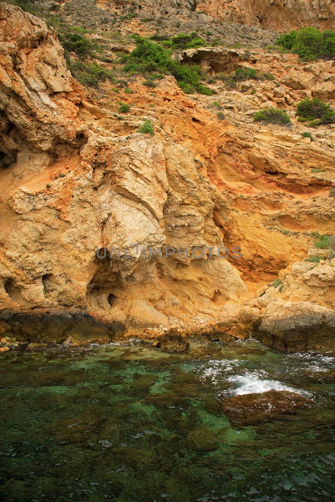 Rock formation in Calpe, Spain