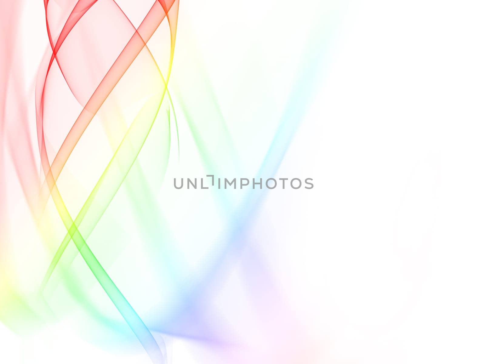 Abstract color wavy with clean background.