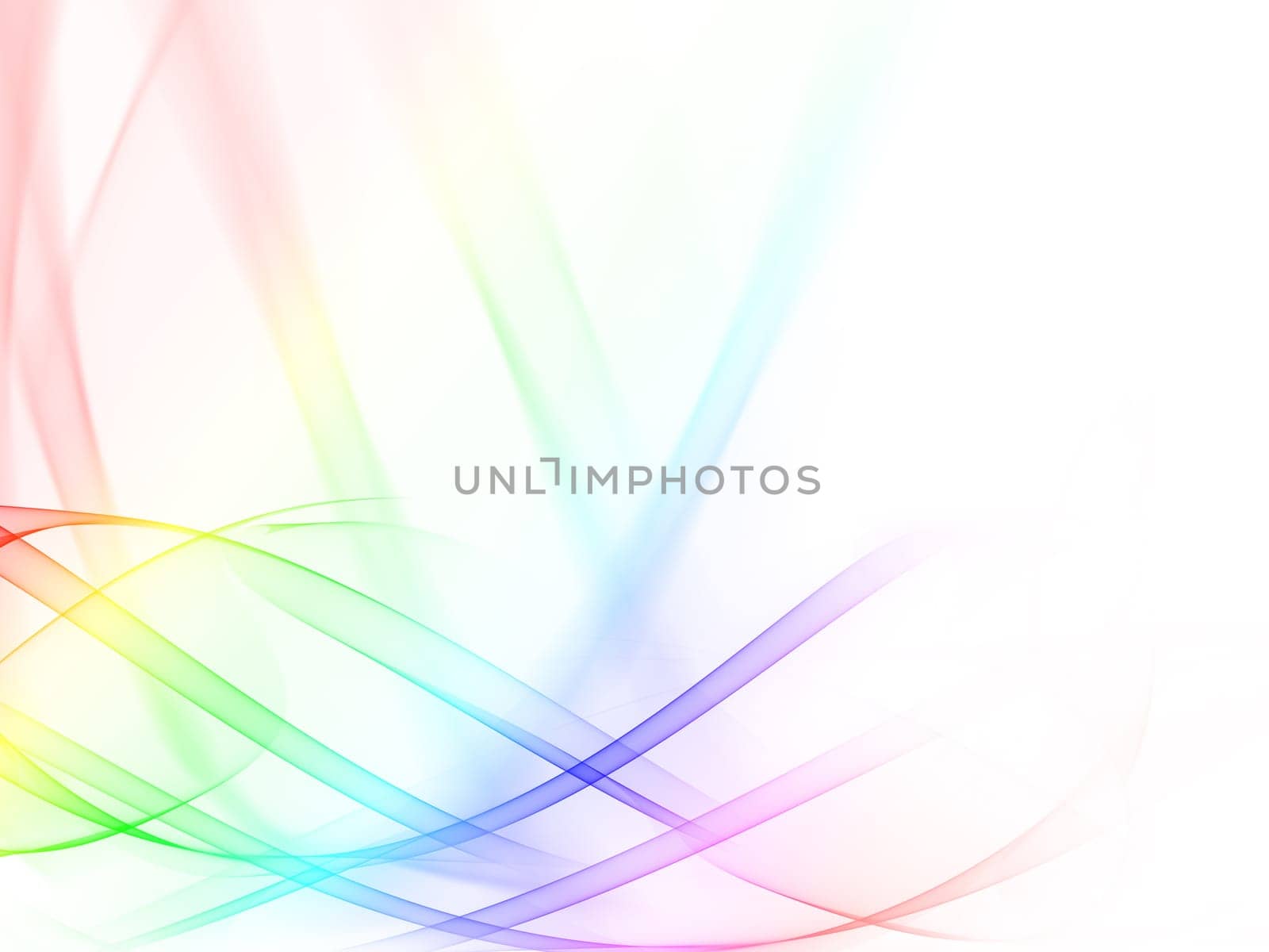 Abstract color wavy with clean background.
