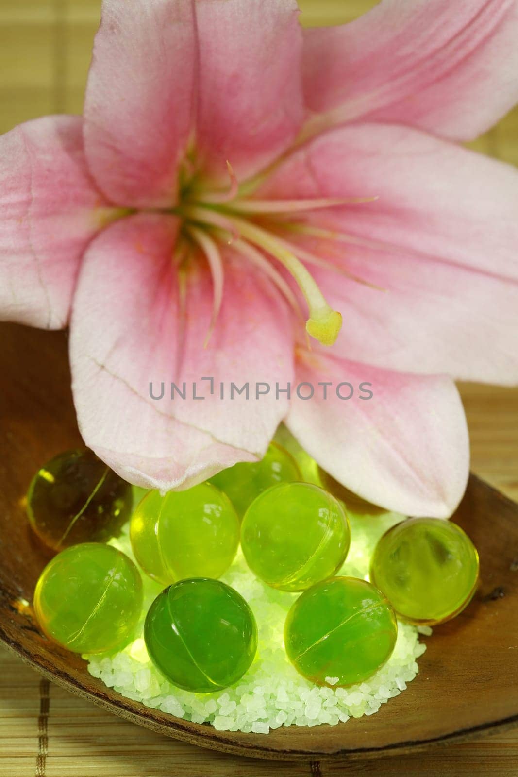 Olive Oil pearls and bath salt