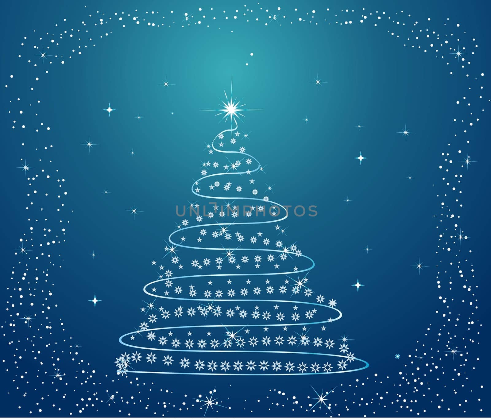 Abstract   winter  background - vector