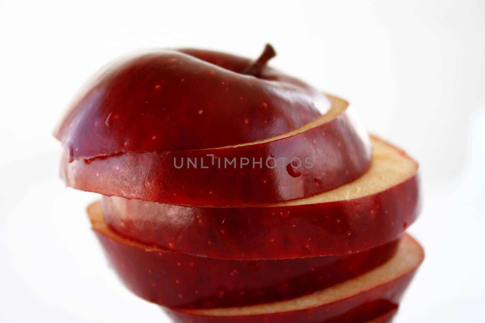 Isolated apple fruit