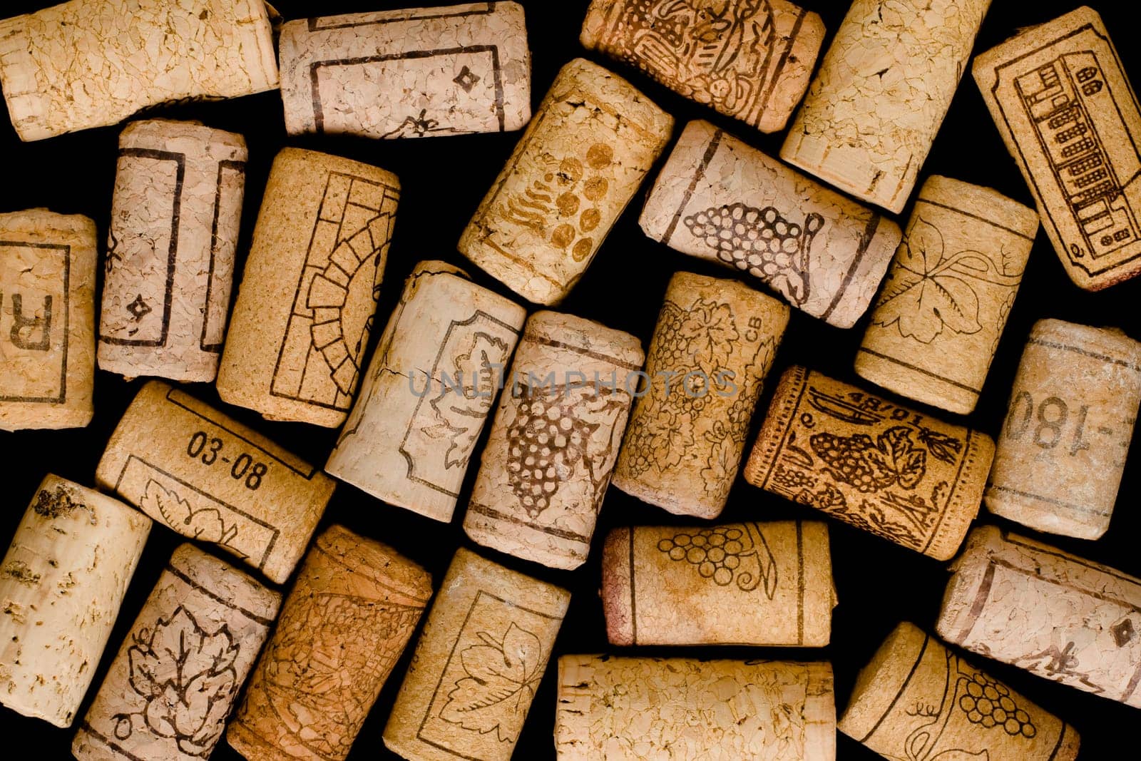 Wine corks background