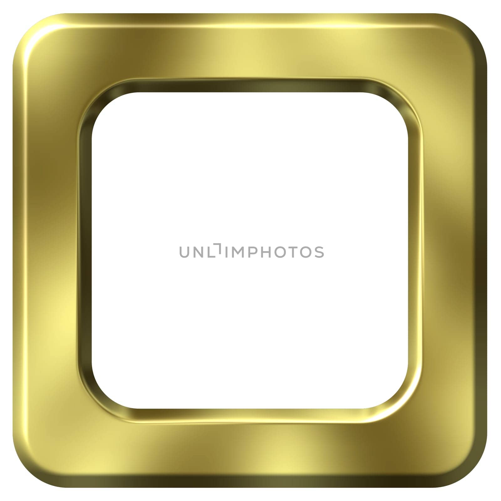 3D Golden Frame