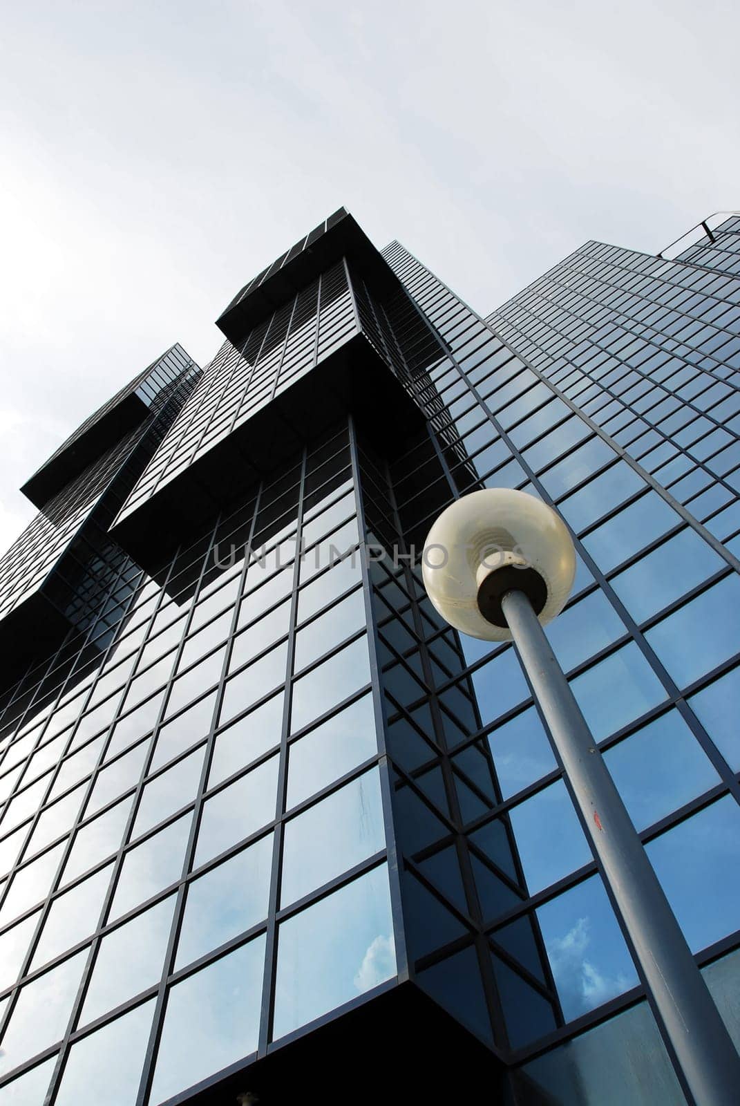 Modern office building on the north bank of the River Thames near London Bridge.