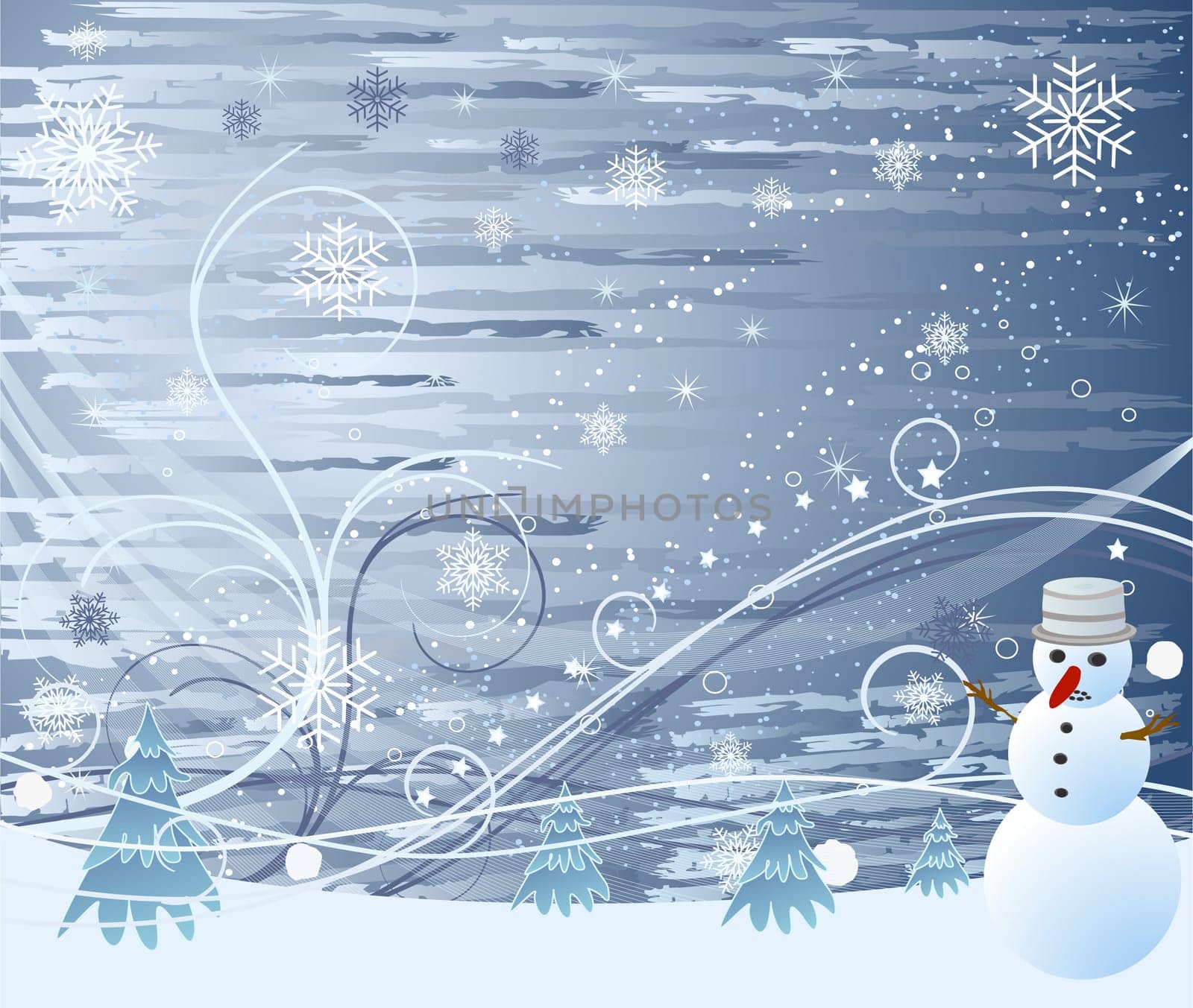 Abstract   Christmas background - vector