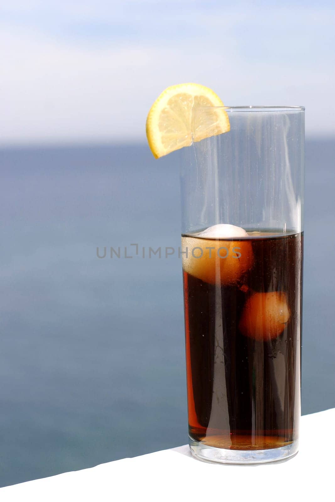 a cool refreshment in the hot afternoon