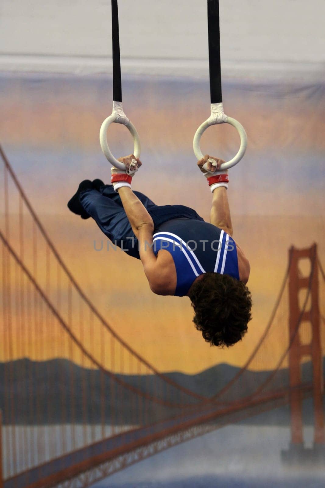 Gymnast on rings