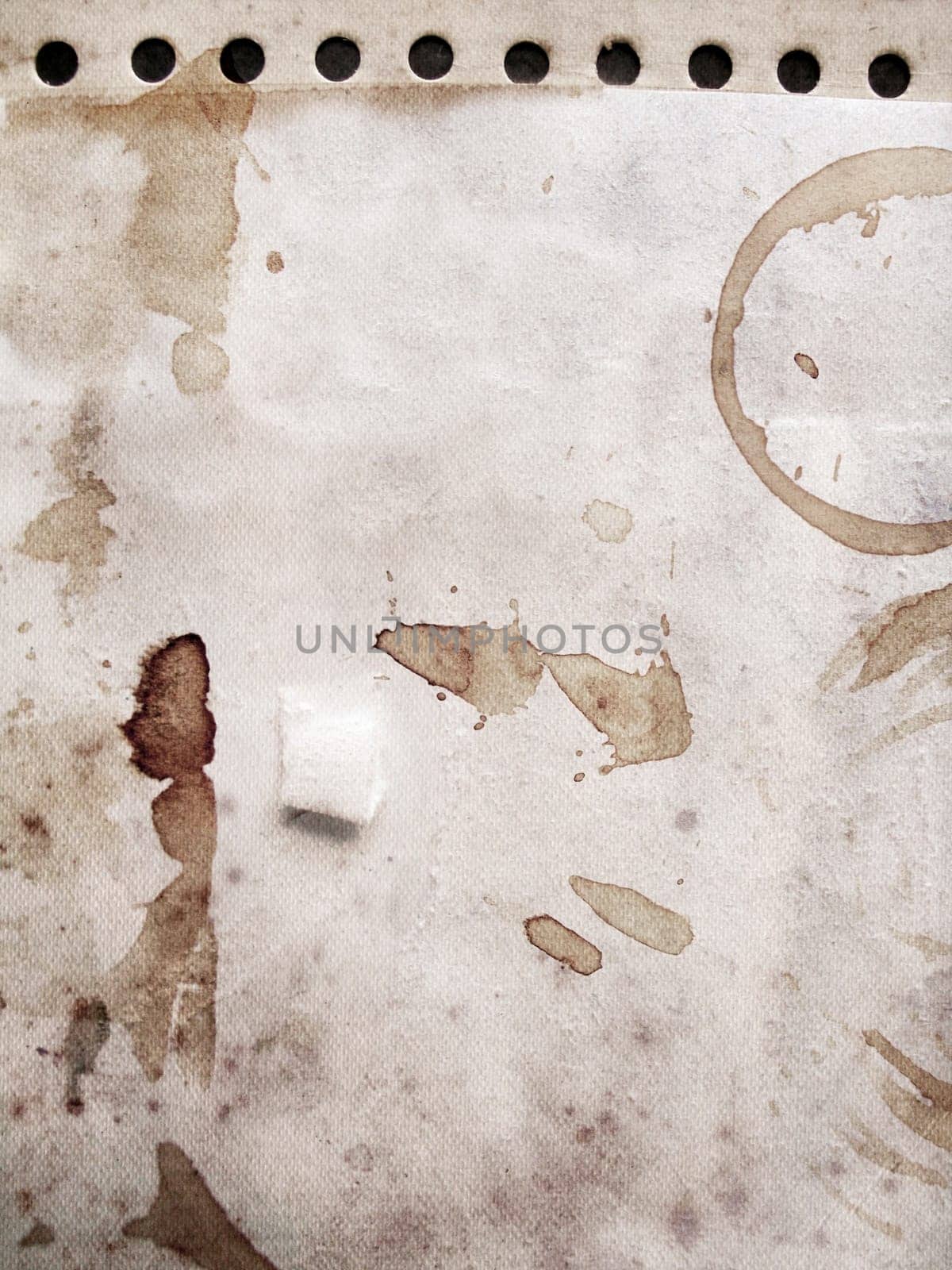 Grunge background in sepia tone with stains and markings