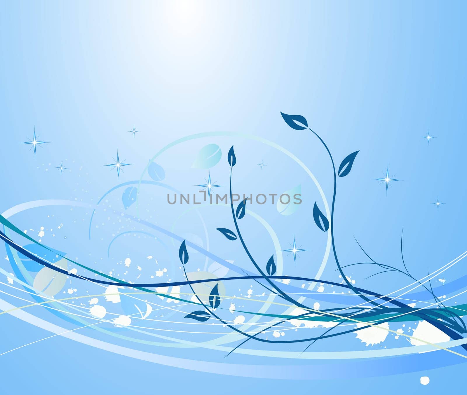 Abstract   winter  background - vector