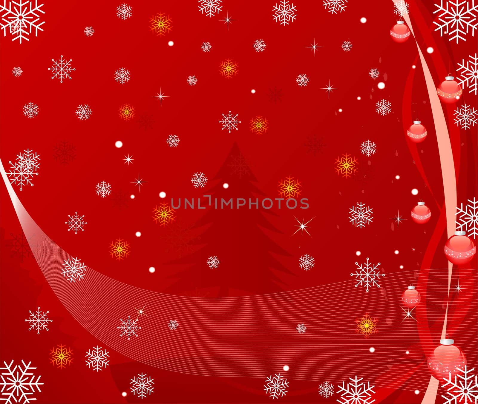 Abstract  Christmas background  - vector