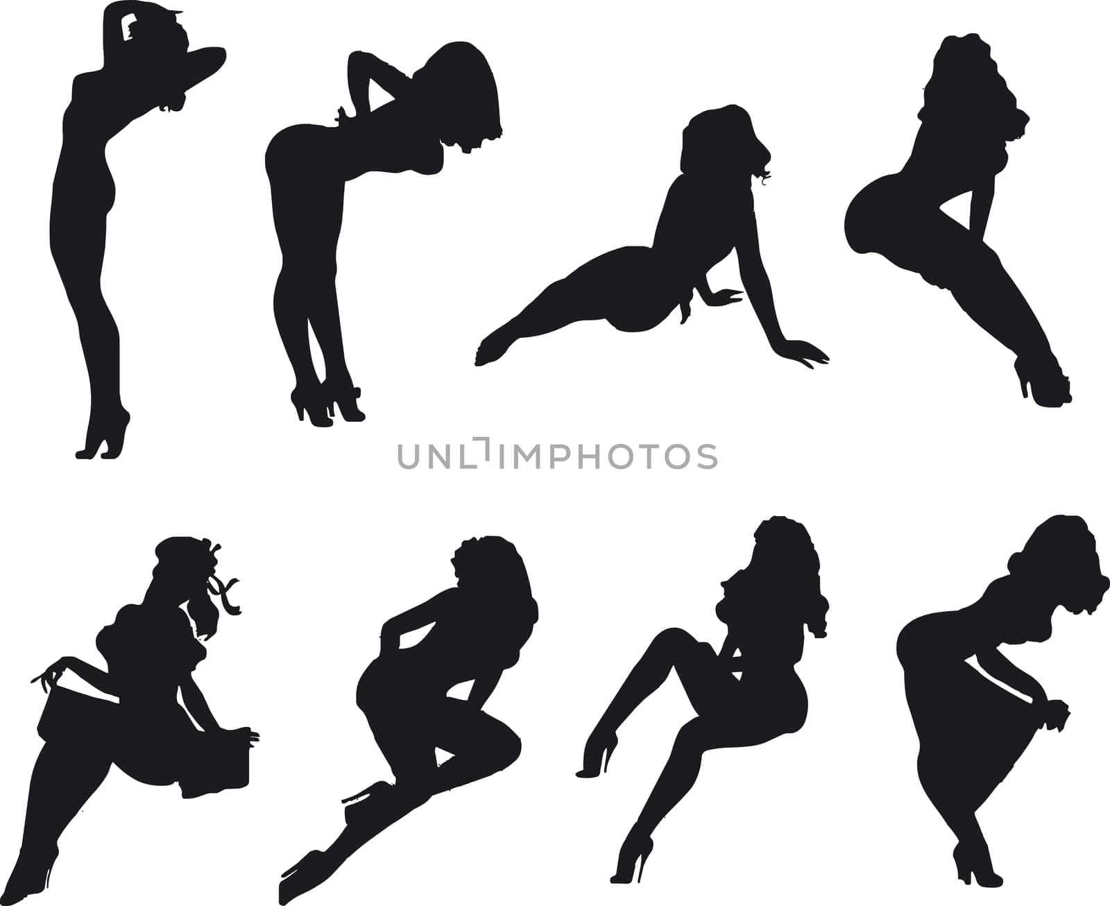 Sexy Silouettes - Vector Format