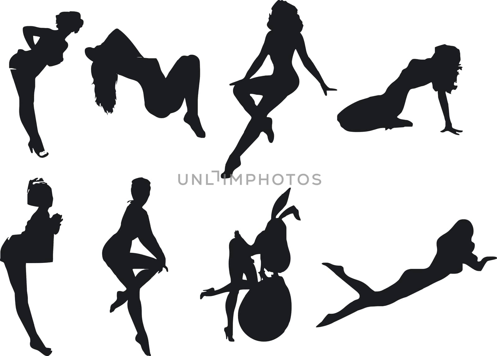 Sexy Silouettes - Vector Format