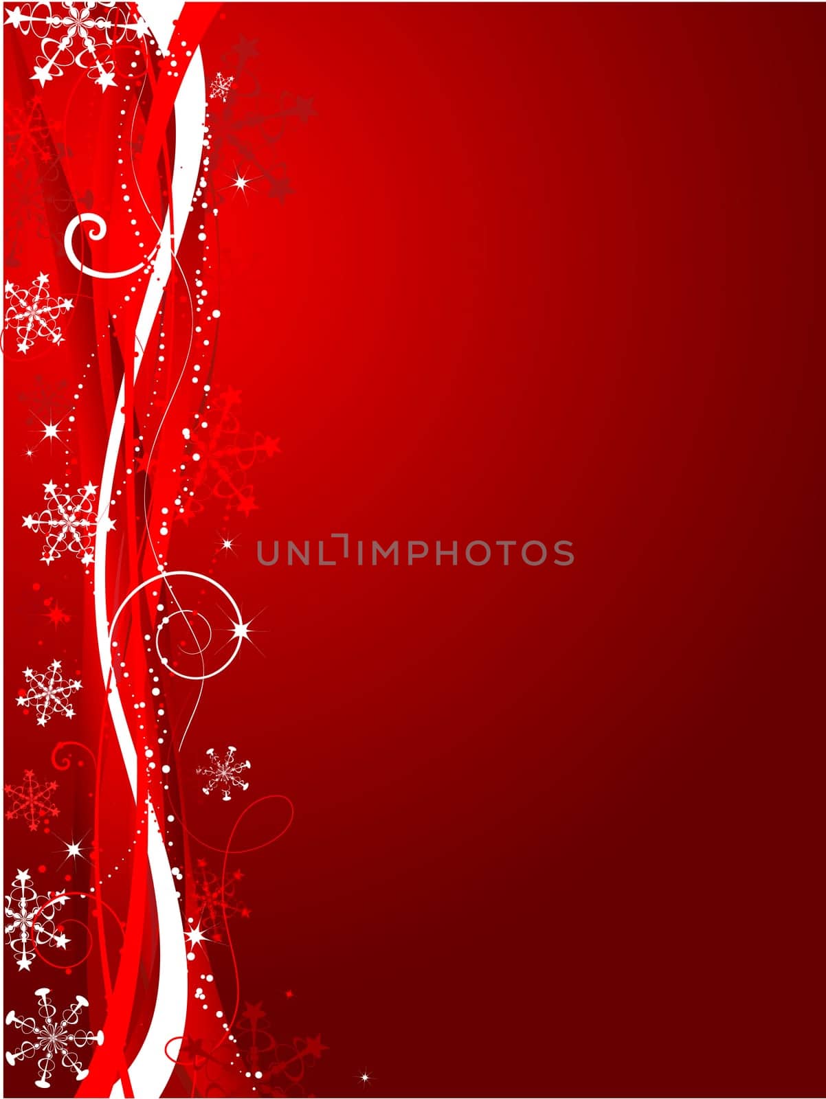 Decorative winter abstract background